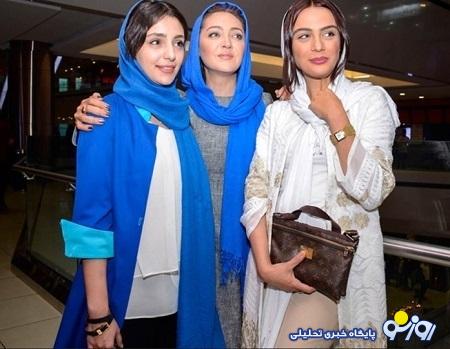 چهره هستی مهدوی فر و نیکی کریمی روی فرش قرمز چهره هستی مهدوی فر و نیکی کریمی روی فرش قرمز